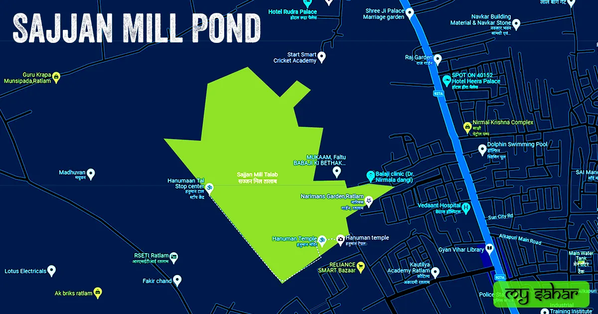 map-of-sajjan-mill-pond